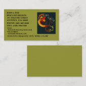 喜劇及び悲劇のマスクの劇場の芸術の名刺 名刺 (正面/裏面)