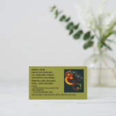 喜劇及び悲劇のマスクの劇場の芸術の名刺 名刺 (スタンド正面)