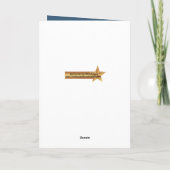 喜劇悲劇ブルーシアターマスク誕生日カード カード (裏面)