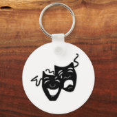 喜劇悲劇マスク キーホルダー (正面)