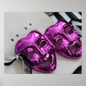 喜劇悲劇マスク ポスター (正面)