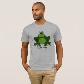 喜劇的なカエルのTシャツ-感じはへつらいますか。 Tシャツ (正面フル)