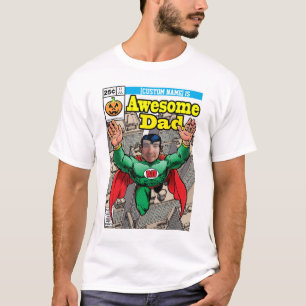喜劇的なスタイルのカスタマイズ可能なスーパーヒーロー Tシャツ