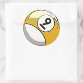 喜劇的なスタイルの第9ビリヤードボール ラウンドシール (バッグ)