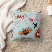 喜劇的なスタイルの英雄のデザイン クッション (ブランケット)