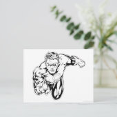 喜劇的なスタイル-白黒前部で鳴らして下さい ポストカード (スタンド正面)