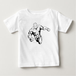 喜劇的なスタイル-白黒緑のランタン ベビーTシャツ