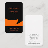 喜劇的なスピーチの泡 名刺 (正面/裏面)