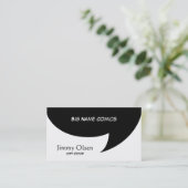 喜劇的なスピーチの泡 名刺 (スタンド正面)