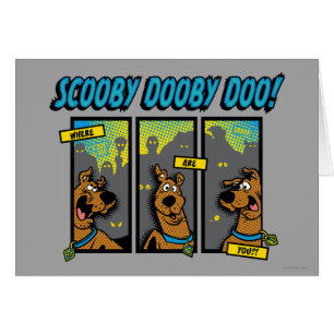 喜劇的なパネルいるScooby-Doo