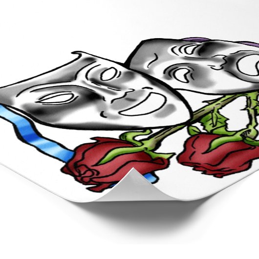 喜劇/悲劇 ポスター (角)