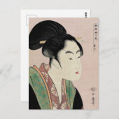 喜多川歌麿5 ポストカード (正面/裏面)