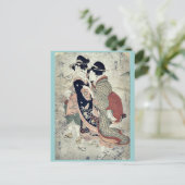 喜多川歌麿・浮世絵 ポストカード (スタンド正面)