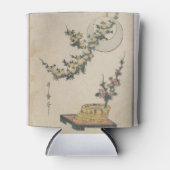 喜多川歌麿 花-1806 自然 つる 草花 ヴィンテージ 缶クーラー (正面)