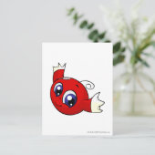 喜子レッド ポストカード (スタンド正面)