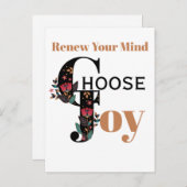 喜感動的びを選択して心を更新 ポストカード (正面/裏面)