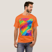 喜鮮やかびの一筆 Tシャツ (正面フル)