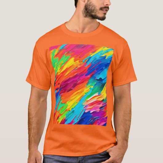 喜鮮やかびの一筆 Tシャツ (正面)