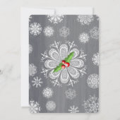 喝采の休日のカクテルのパーティの招待状 招待状 (裏面)