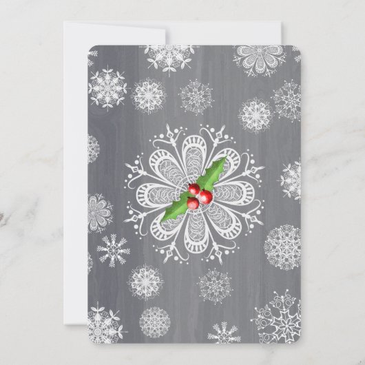 喝采の休日のカクテルのパーティの招待状 招待状 (裏面)