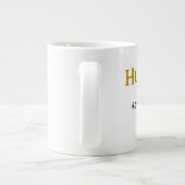 喧騒とハートと小さなコーヒー」 ジャンボコーヒーマグカップ (裏面)