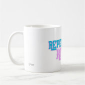 喧騒を尊重する コーヒーマグカップ (左)