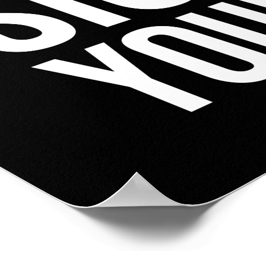 喧騒、決して自分のゴールを失わない – 動機 ポスター (角)