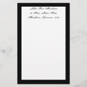 喪に服した文房具 (正面)