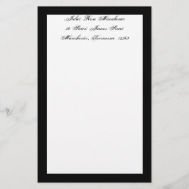 喪に服した文房具