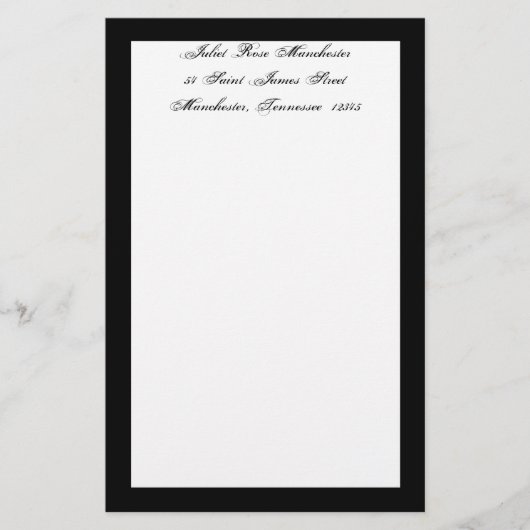 喪に服した文房具 (正面)