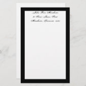 喪に服した文房具 (正面/裏面)