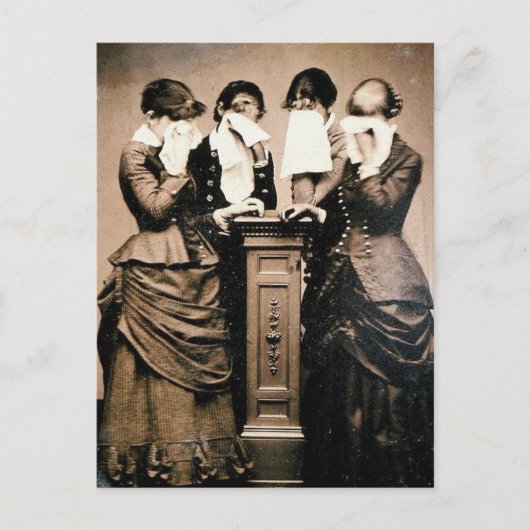 喪に服すビクトリア人 ポストカード (正面)