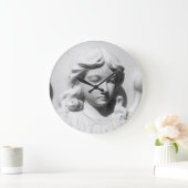 喪に服すフォールンエンジェル ラージ壁時計 (ホーム)