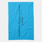 喪に服す与えるためのタオル キッチンタオル (縦)