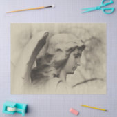 喪に服す天使ティッシュペーパー 薄葉紙 (クラフト)