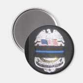 喪に服す細い青い線 マグネット (正面/裏面)