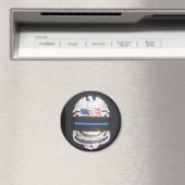 喪に服す細い青い線 マグネット (インサイチュ (食洗機))