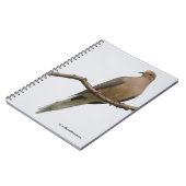 喪に服す鳩のポートレート ノートブック (左側)