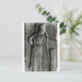 喪のレリーフ、 浮き彫りアテナ, c.460 ポストカード (スタンド正面)