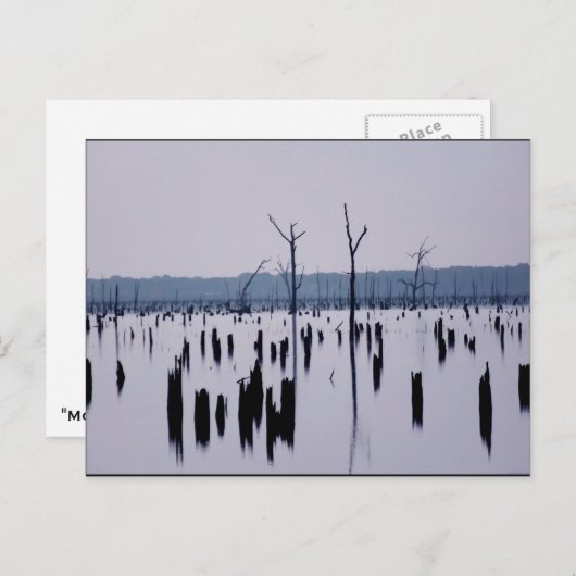 「喪の朝」 – はがき (正面/裏面)