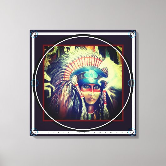 喪の涙 – 24"x24"x3/4" キャンバスプリント (正面)