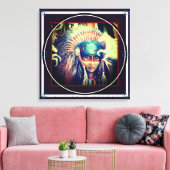 喪の涙 – 24"x24"x3/4" キャンバスプリント (インサイチュ (リビング))