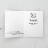 喪失のこの時、聖書の慰めの白鳥 カード (内部)