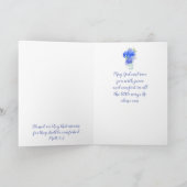 喪失の時、聖書の慰めの花 カード (内部)