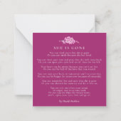 喪忘れ葬の歌はピンク色になった ノートカード (裏面)