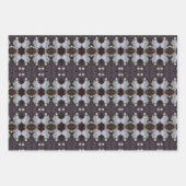 喪木のパターン（の模様が）ある樹皮 ラッピングペーパーシート (正面3)