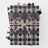 喪木の樹皮パターン（の模様が）ある束 ラッピングペーパーシート (インサイチュ)