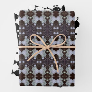 喪木の樹皮パターン(の模様が)ある束 ラッピングペーパーシート