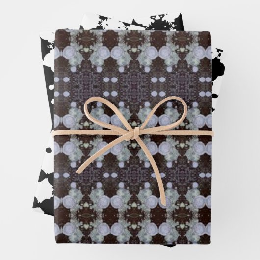 喪木の樹皮パターン（の模様が）ある束 ラッピングペーパーシート (インサイチュ)