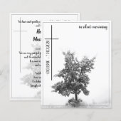 喪静か中 – 牧草地の木2.0 (正面/裏面)